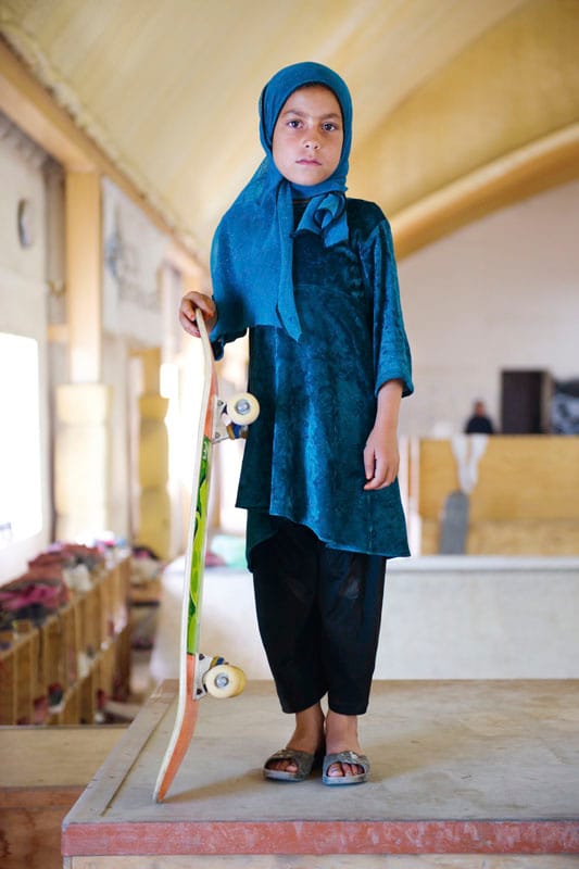 Skate Girl from the Series Skate Girls of Kabul